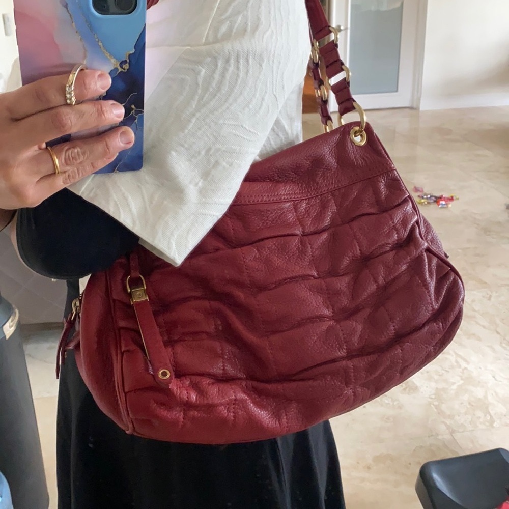 The softest Cole Haan Red Leather Purse ❤️👜❤️